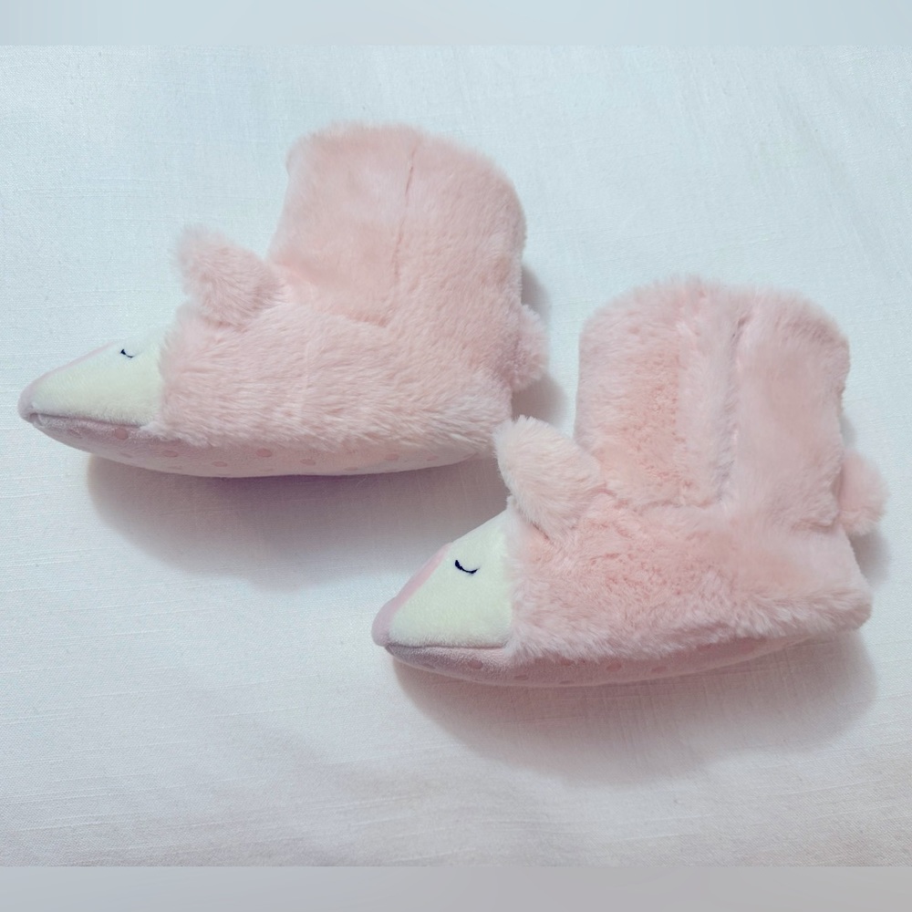 Cat & Jack | Little Kid Lama Flower Crown House Slippers | Large (9/10) - Picture 4 of 10